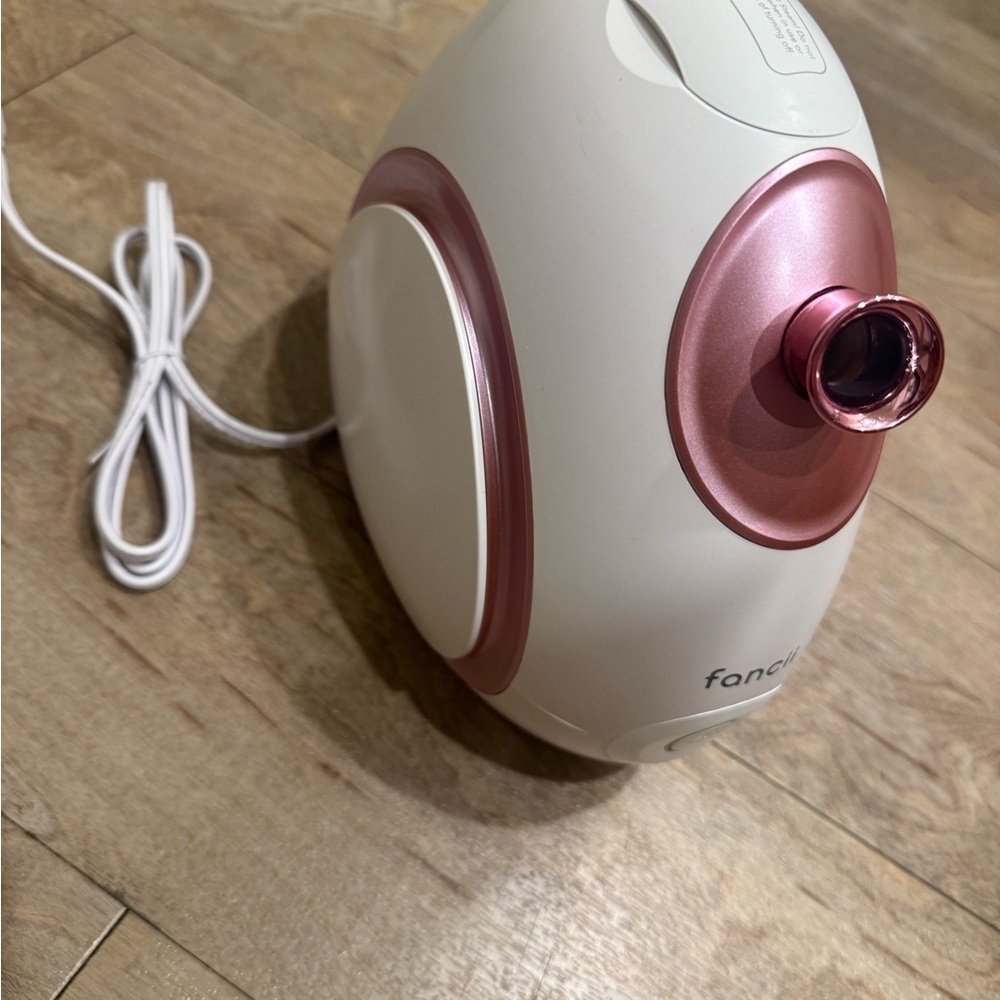 Facial Steamer with Pink Accents